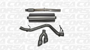 Chevrolet Silverado 1500 Performance Exhaust - Single Side Exit - CORSA Performance - Cat Back - Polished - `14-`19